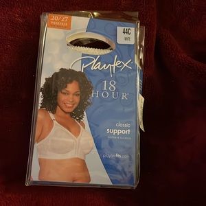 Playtex 18 Hour Classic Fit Soft Cup 44C White 20/27 Wirefree new in package